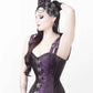 Eartha Brocade Gothic Overbust Corset with Shoulder Staps