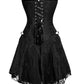 Electra Gothic Lace Overlay Corset Dress