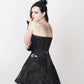 Electra Gothic Lace Overlay Corset Dress