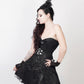 Electra Gothic Lace Overlay Corset Dress