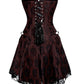 Karissa Gothic Lace Overlay Corset Dress