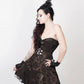 Karissa Gothic Lace Overlay Corset Dress