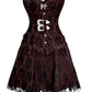 Karissa Gothic Lace Overlay Corset Dress