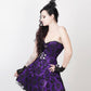 Aengus Gothic Lace Overlay Corset Dress