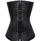 Riva Black Overbust Long Torso Corset