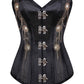 Riva Black Overbust Long Torso Corset