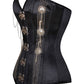Riva Black Overbust Long Torso Corset