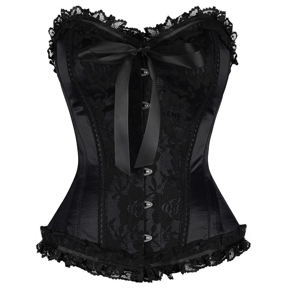 Advent Burlesque Steel Boned Plus Size Corset