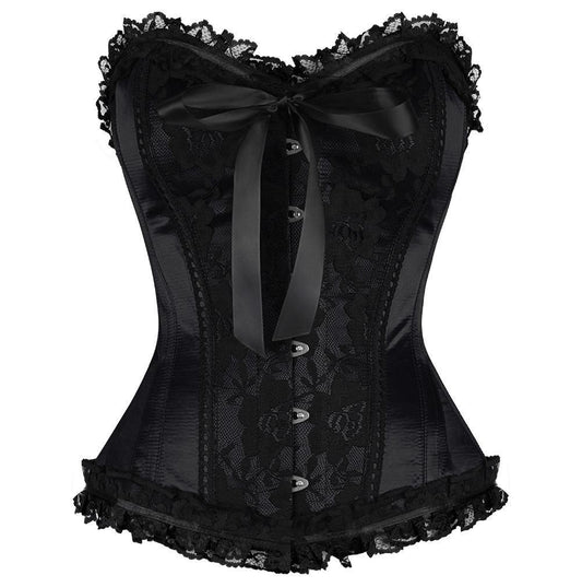 Advent Burlesque Steel Boned Plus Size Corset