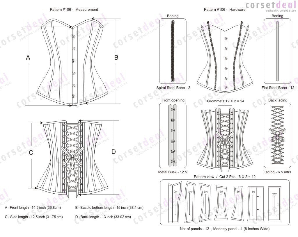 Abishur Burlesque Corset