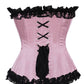 Vladya Burlesque Lace Frill Overbust Corset