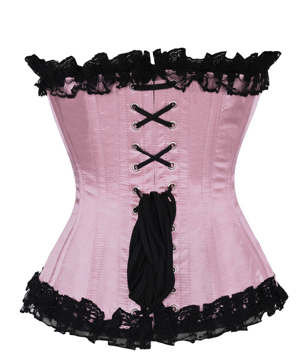 Vladya Burlesque Lace Frill Overbust Corset
