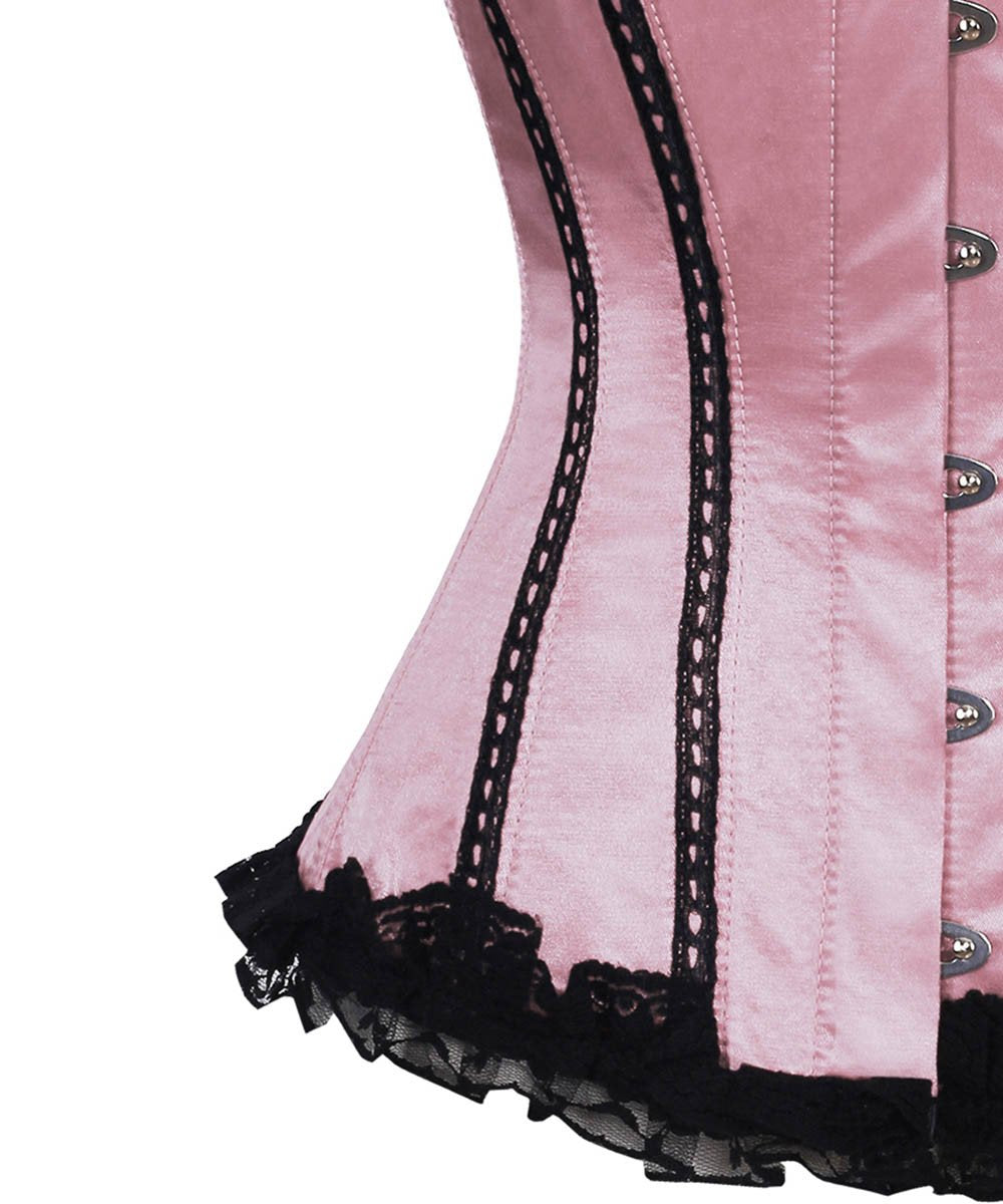 Vladya Burlesque Lace Frill Overbust Corset