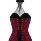 Liesei Gothic Overbust Corsets with Attached Neck Gear