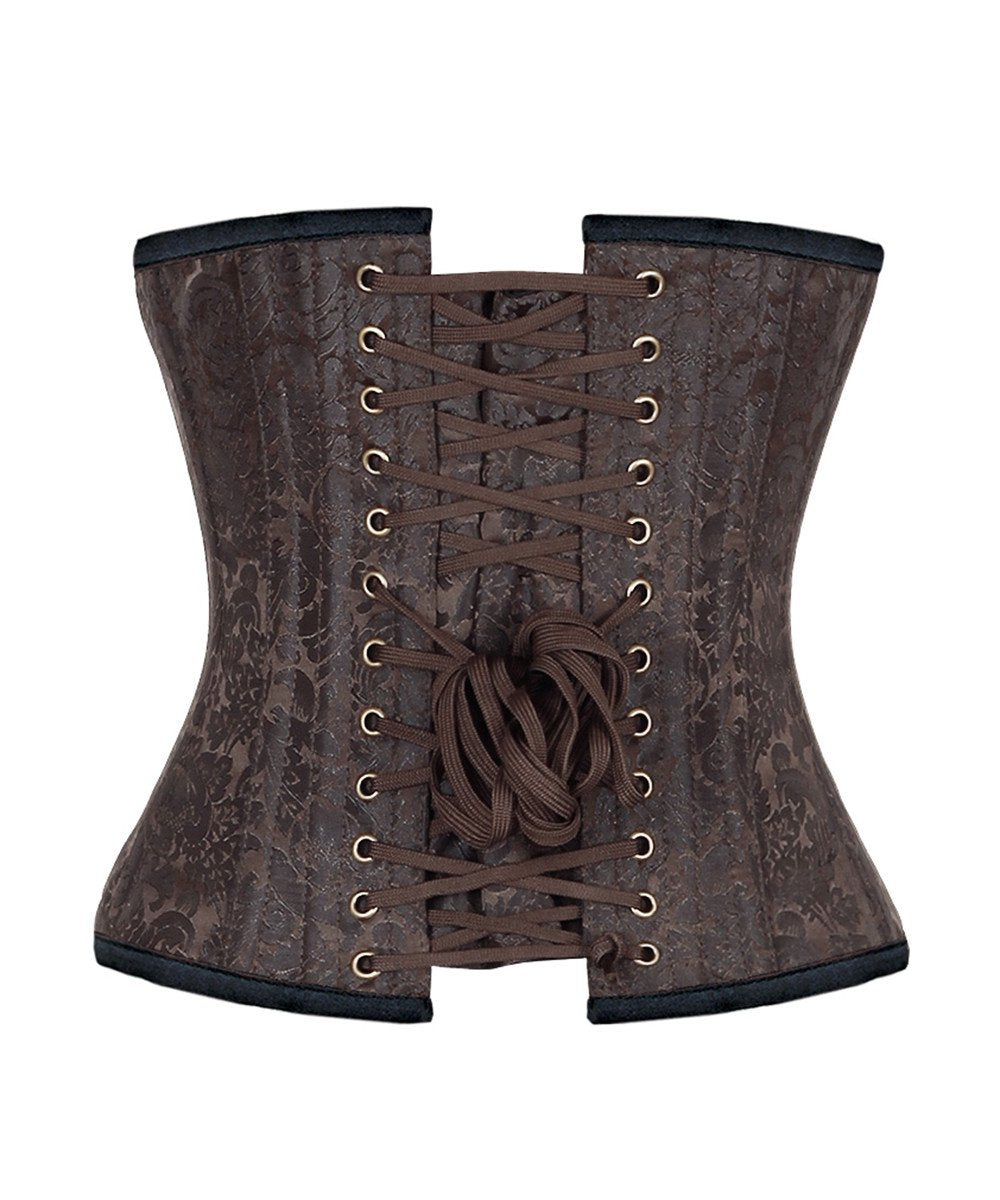 Mady Brown Steampunk Underbust Corset