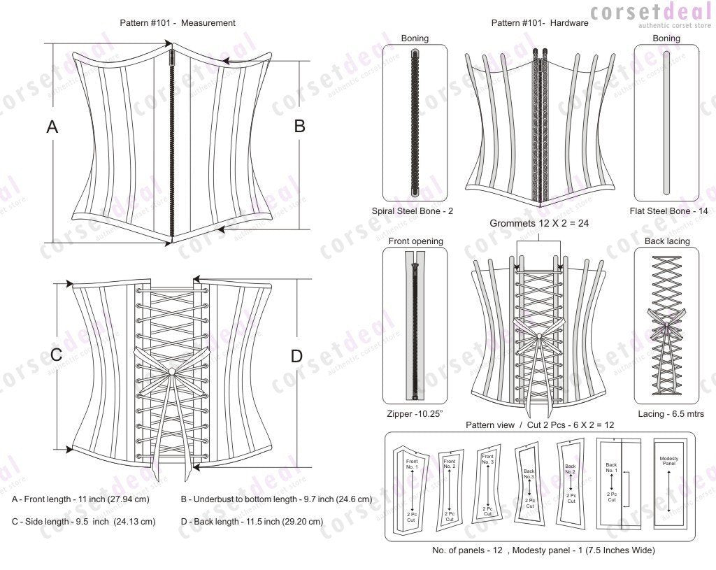 Ambra Underbust Corset