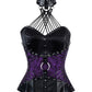 Ellesse Gothic Overbust Corsets with Attached Neck Gear
