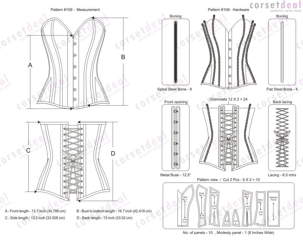 Wilpert Overbust Corset