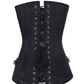 Jaecar Black Overbust Corset with Buckles