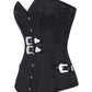 Jaecar Black Overbust Corset with Buckles