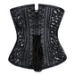 Freca Underbust Herringbone Black Corset