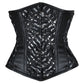 Freca Underbust Herringbone Black Corset