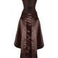 Anneliese Steampunk Brown Corset Dress
