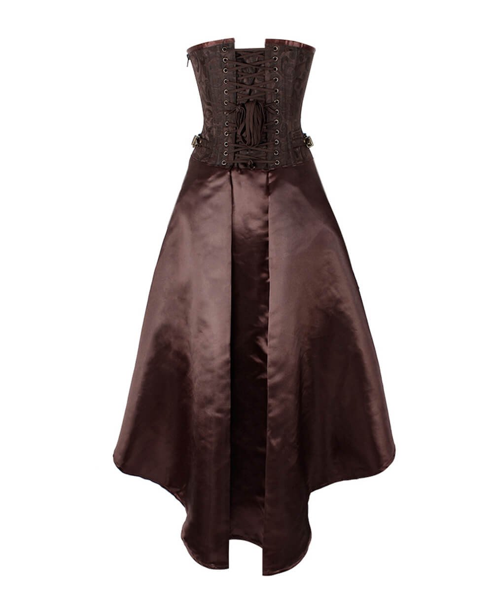 Trennen Steel Bone Steampunk Corset Dress