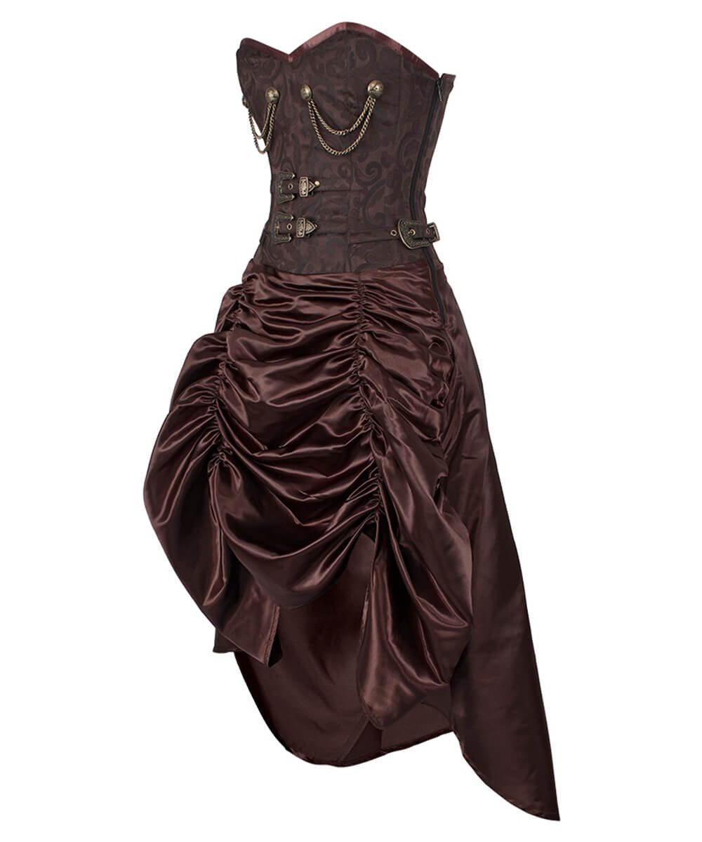 Trennen Steel Bone Steampunk Corset Dress