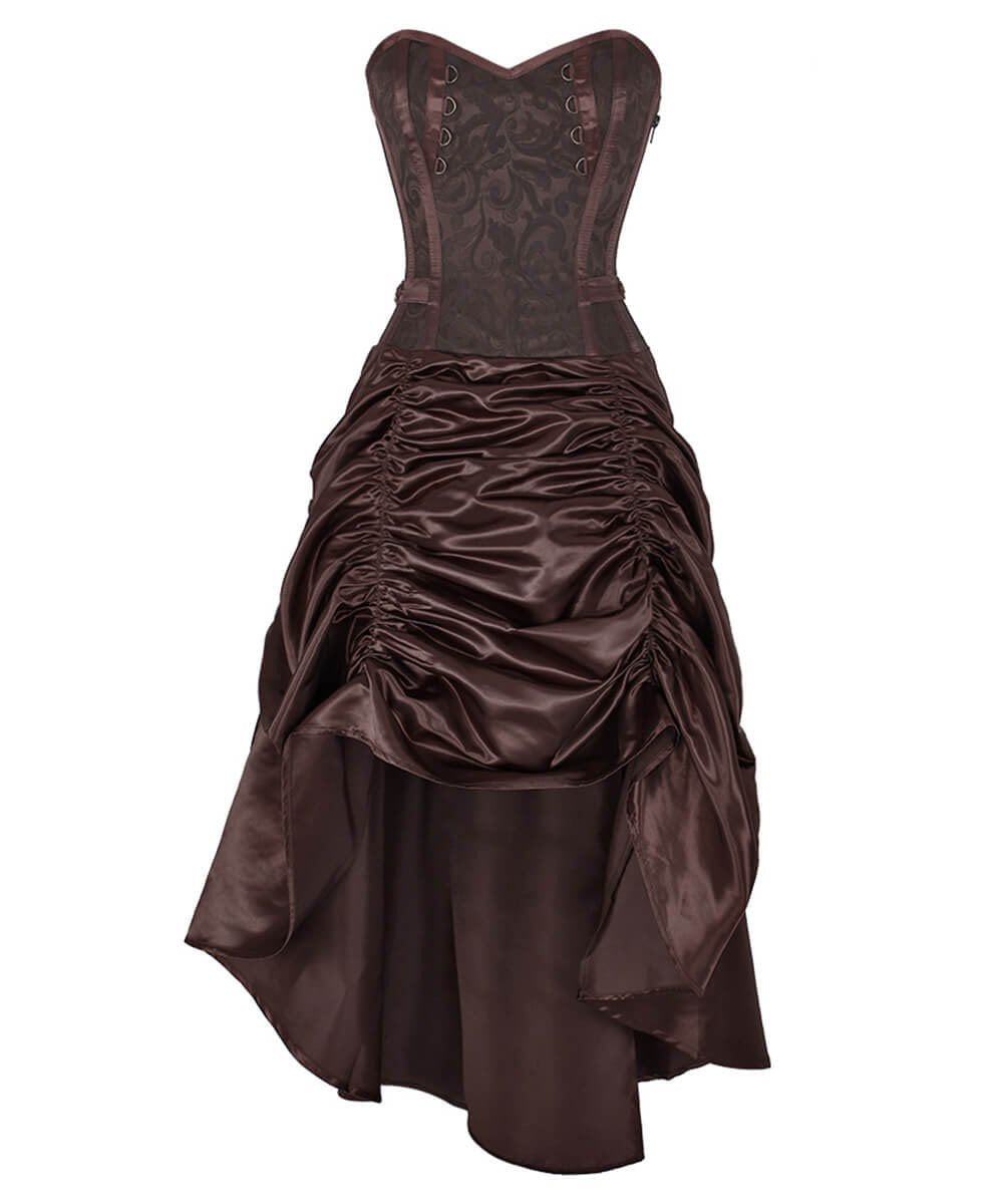 Barnardel Steampunk Brocade Corset Dresses
