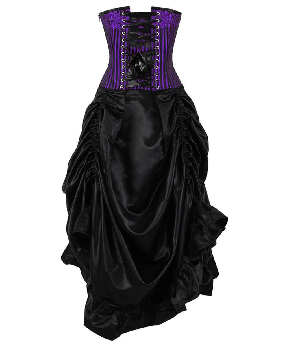 Adena Brocade Corset Dress