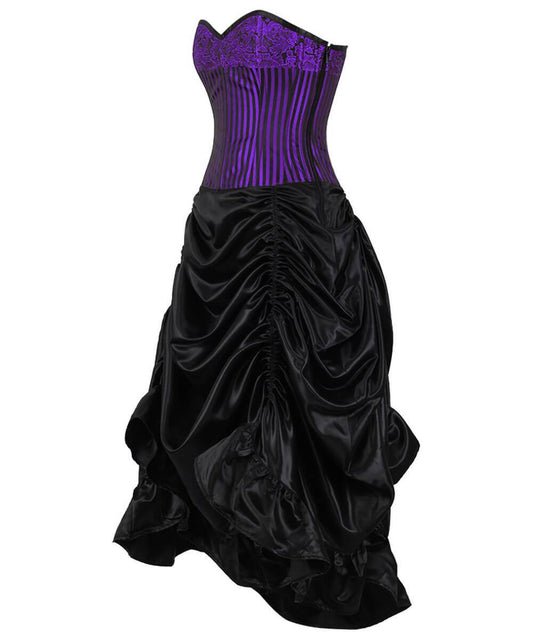 Adena Brocade Corset Dress