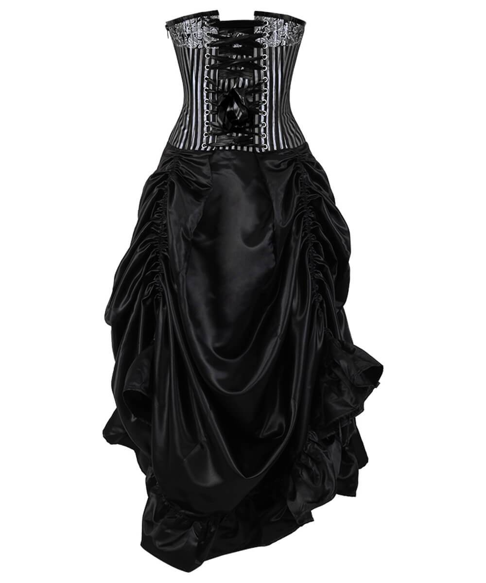 Caitrin Brocade Corset Dress