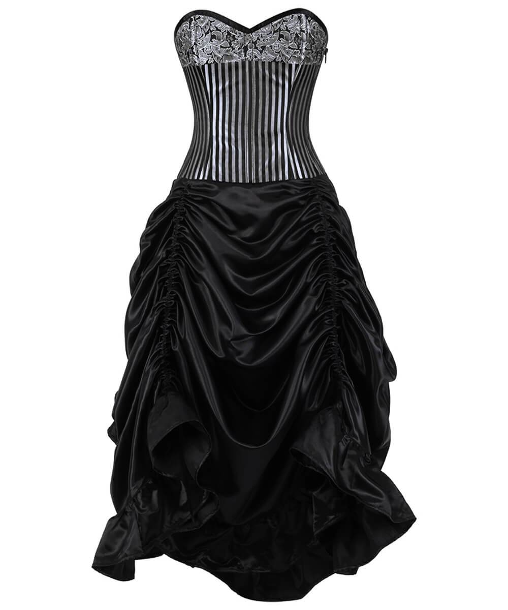 Caitrin Brocade Corset Dress