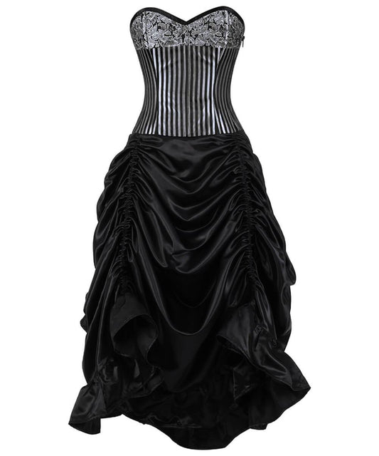 Caitrin Brocade Corset Dress