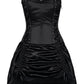 Philis Black Bustle Corset Dress