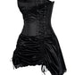 Philis Black Bustle Corset Dress