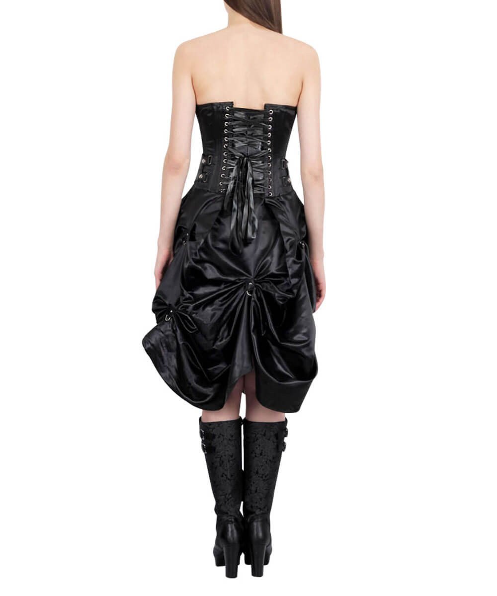 Vanmra Black Corset Dress