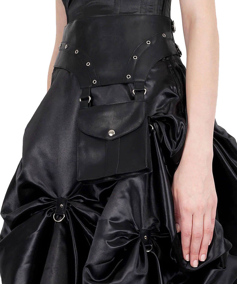 Vanmra Black Corset Dress