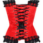 Deion Red Bursleque Overbust Corset