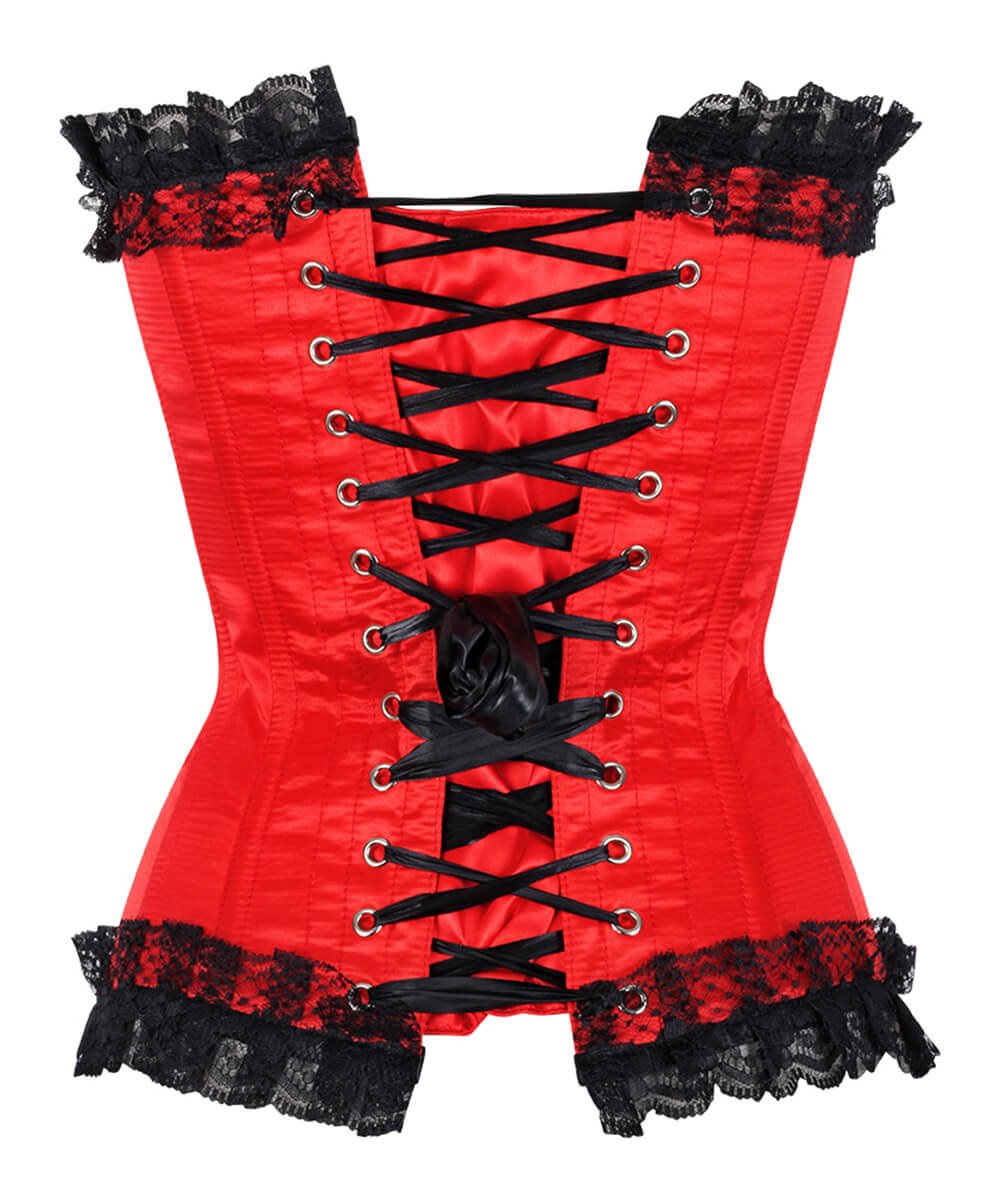Deion Red Bursleque Overbust Corset