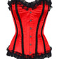 Deion Red Bursleque Overbust Corset