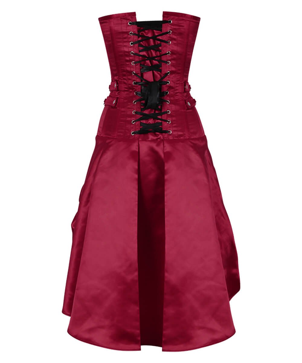 Holea Overbust Gathered Corset Dress