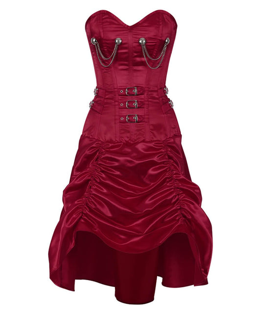 Holea Overbust Gathered Corset Dress