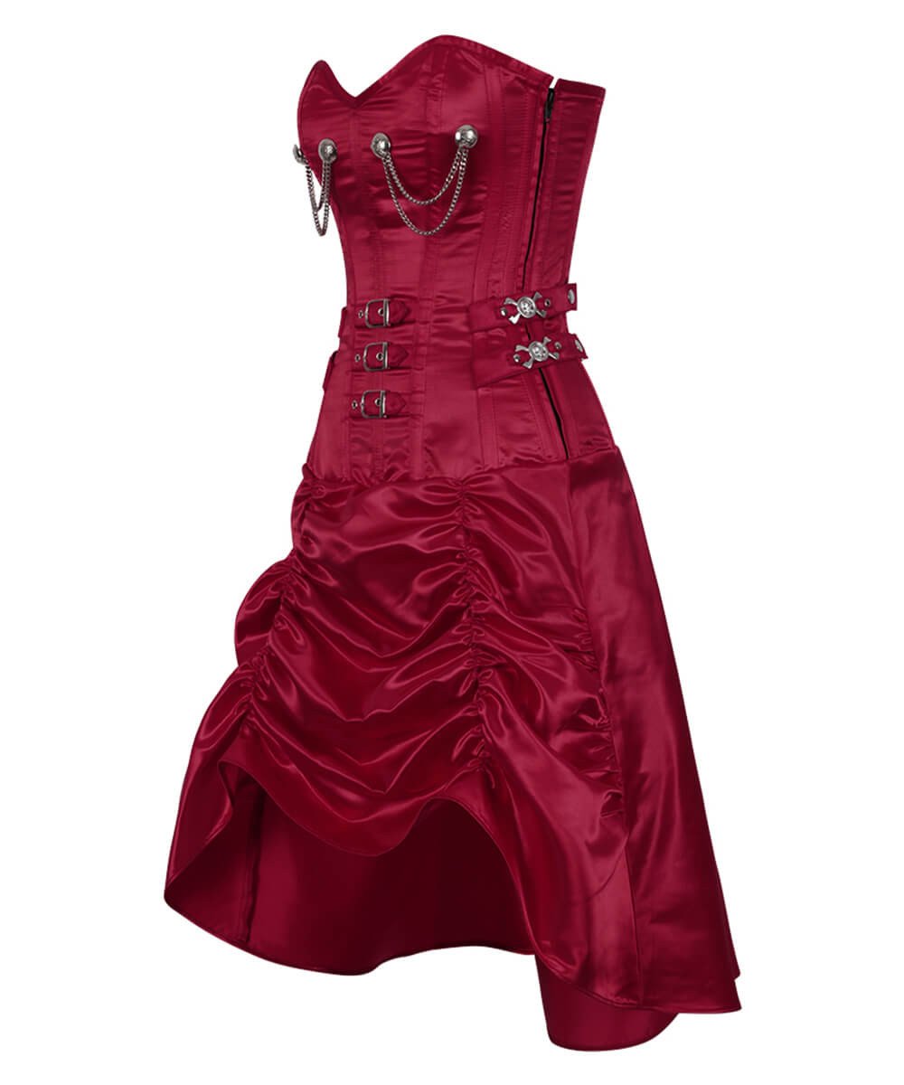 Holea Overbust Gathered Corset Dress