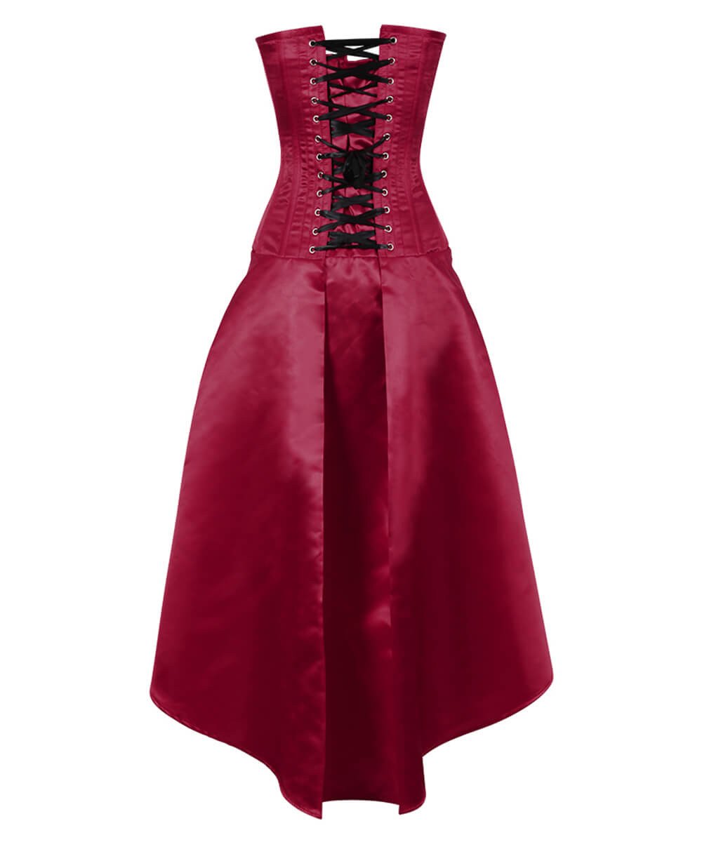 Nijlon Gathered Corset Dress