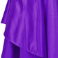 Mareo Long Purple Skirt with Ruffle