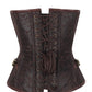 Celenne Steampunk Overbust Corset Steel Boned