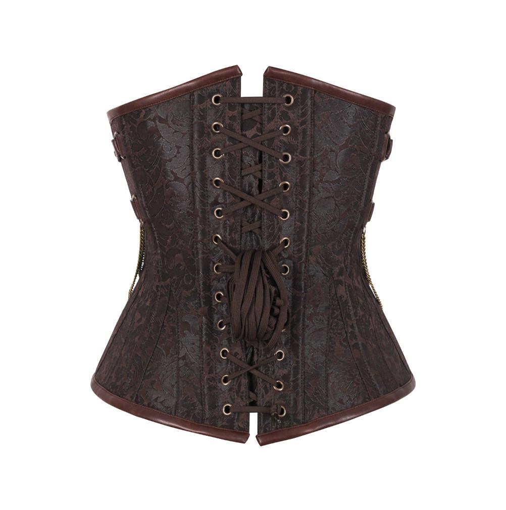 Perke Victorian Steampunk Underbust Corset