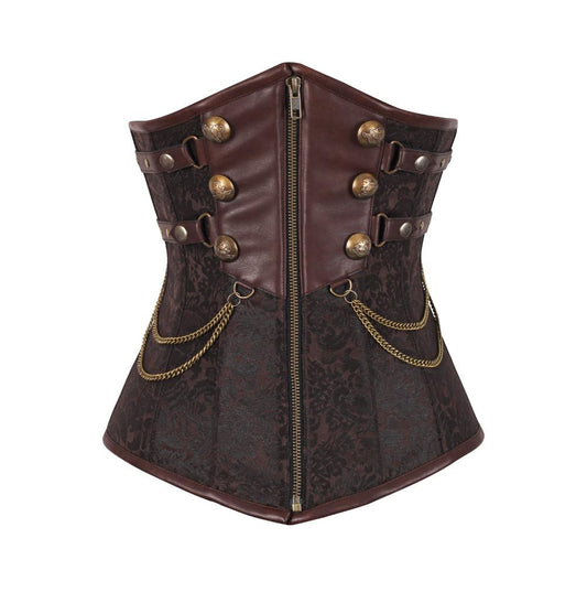 Perke Victorian Steampunk Underbust Corset